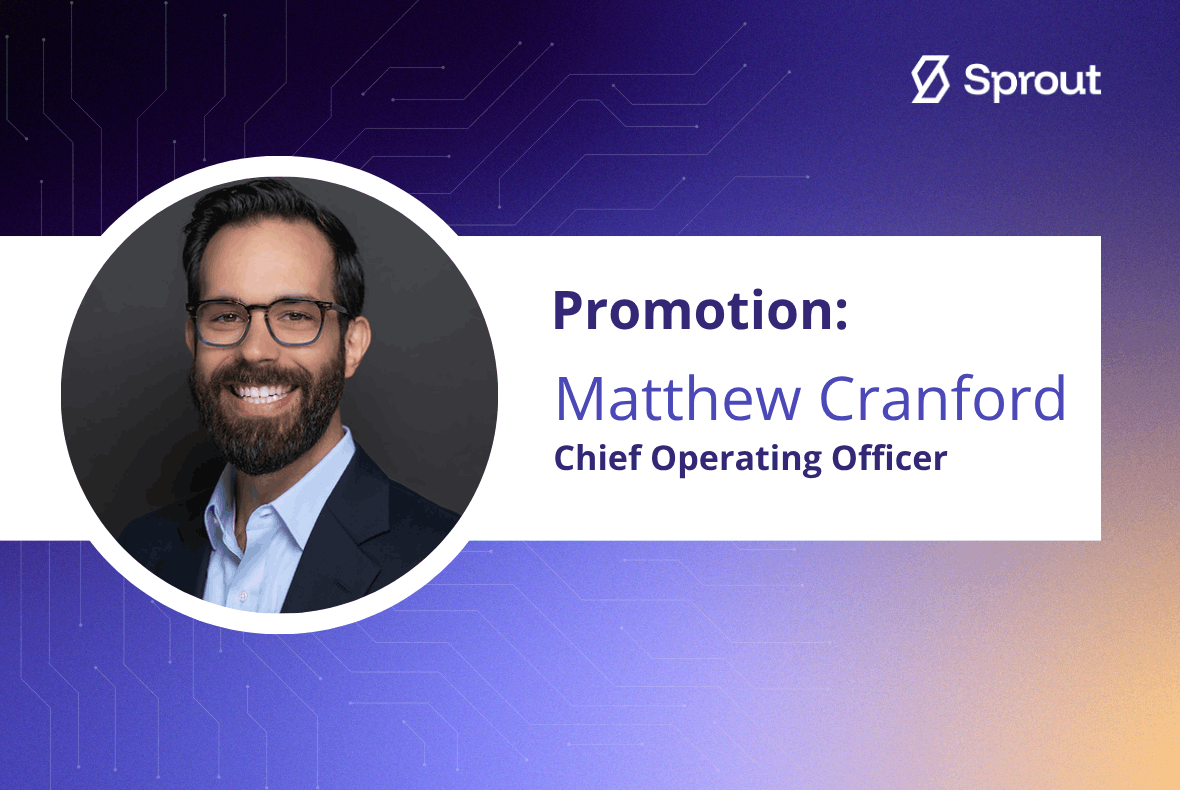 Matthew Cranford promoted to Chief Operating Officer.