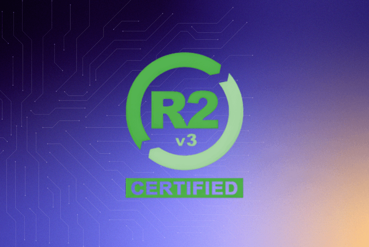 R2v3 certified logo.