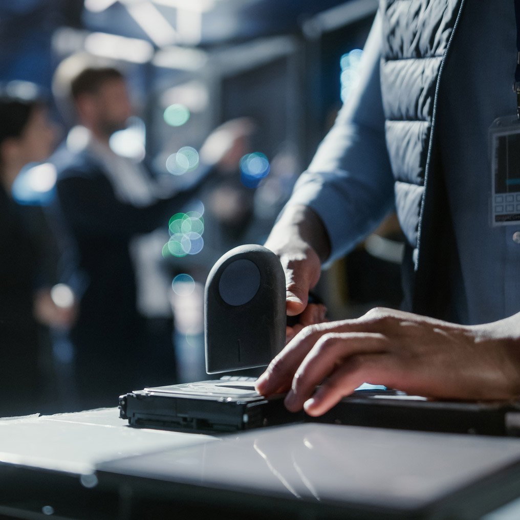 Image showing hardware scanning